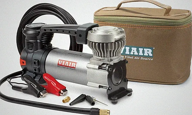 12V Portable Air Compressor Pump 120 PSI Tire Inflator with Alligator Clamps for