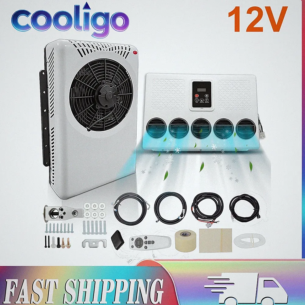 12V Split Air Conditioner Electric Parking Truck Cab A/C For Truck Caravan RV ♖