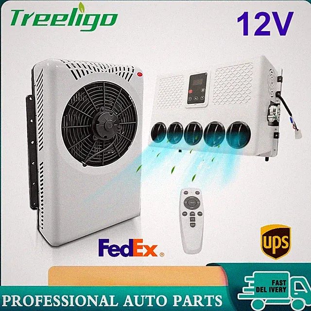 12Volt Split Air Conditioner Electric Parking Truck Cab A/C For Truck Caravan RV