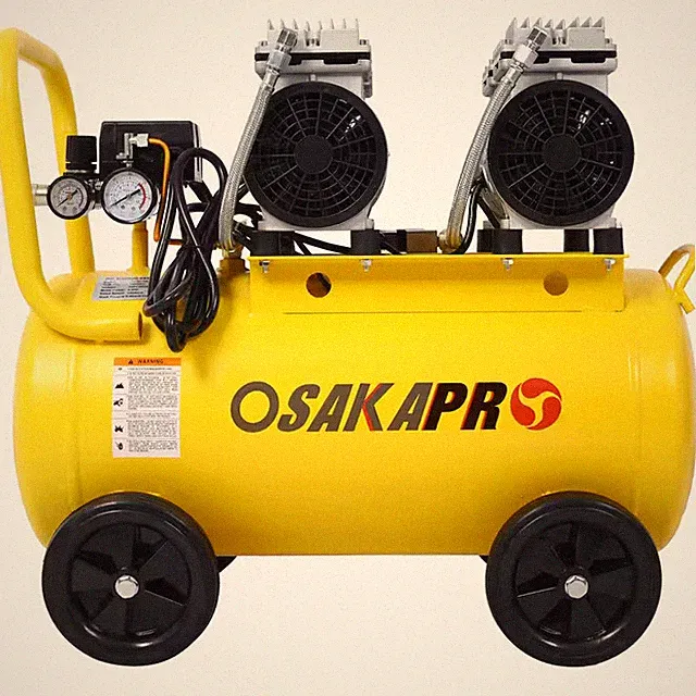 13.0 Gal. 2.5 HP 115 PSI Ultra Quiet and Oil-Free Electric Air Compressor in Yel