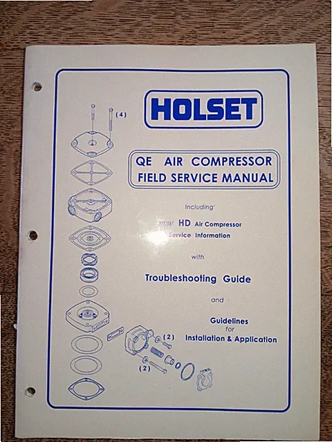 1995 Holset QE Air Compressor Field Service Manual 3559559