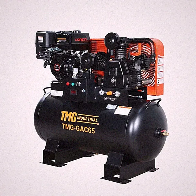 2-Stage 60Gal Air Compressor, 14HP Gas, 18.5 CFM @ 175 PSI, Truck-Mount Ready