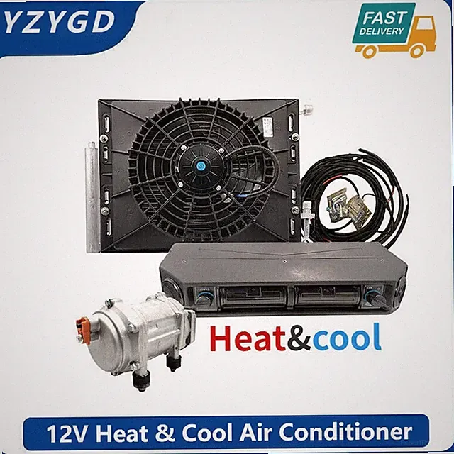 For Truck 12V Heat&Cool Air Conditioner Conditioner AC Unit Kit Universal Car