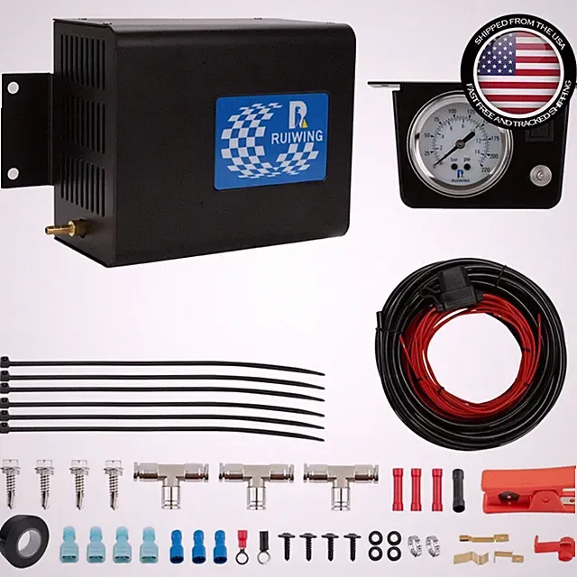 Universal Fit Air Compressor System for Trucks - Quick Inflate & Durable Design