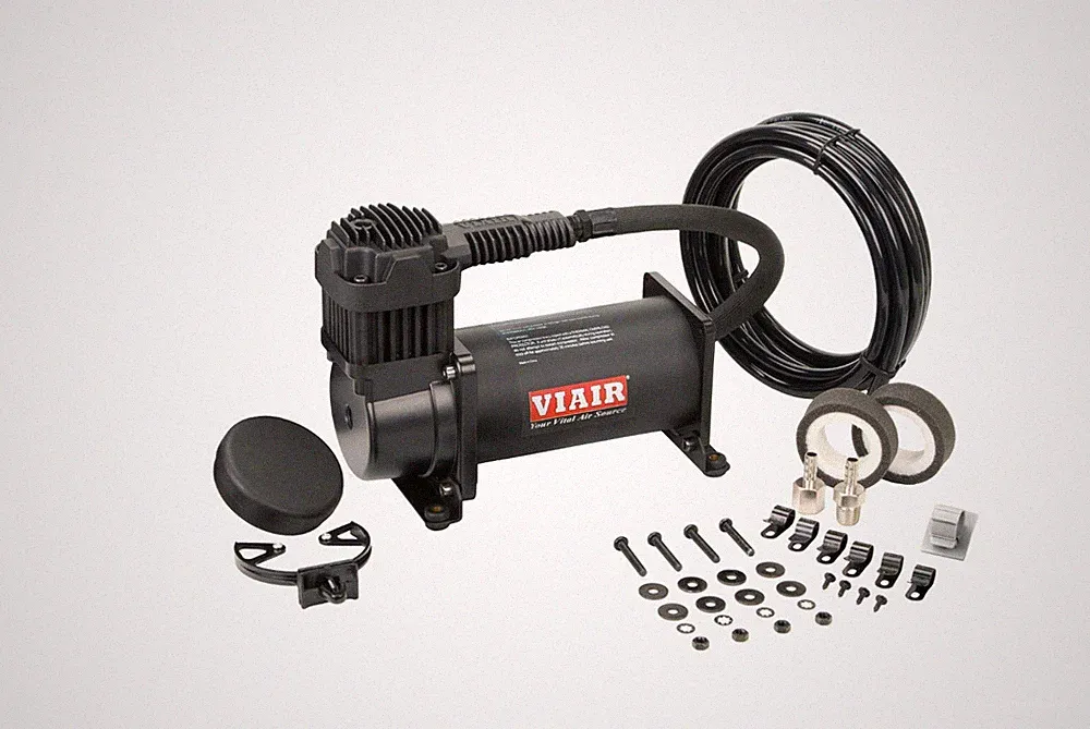 VIAIR 380C Stealth Black Constant Duty Truck Mount Air Compressor - 12 Volt